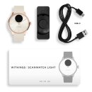 Withings Scanwatch Light 37mm - rose gold white