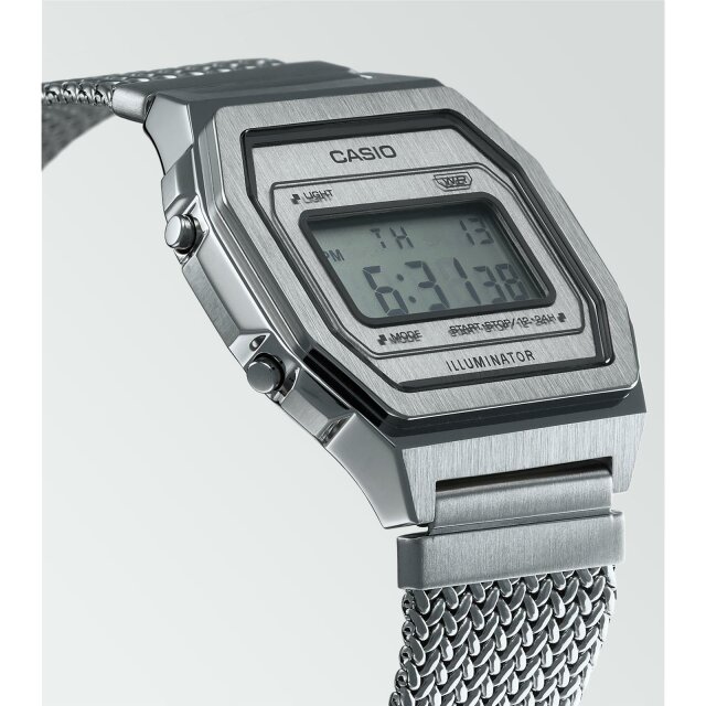 Watch casio silver shop