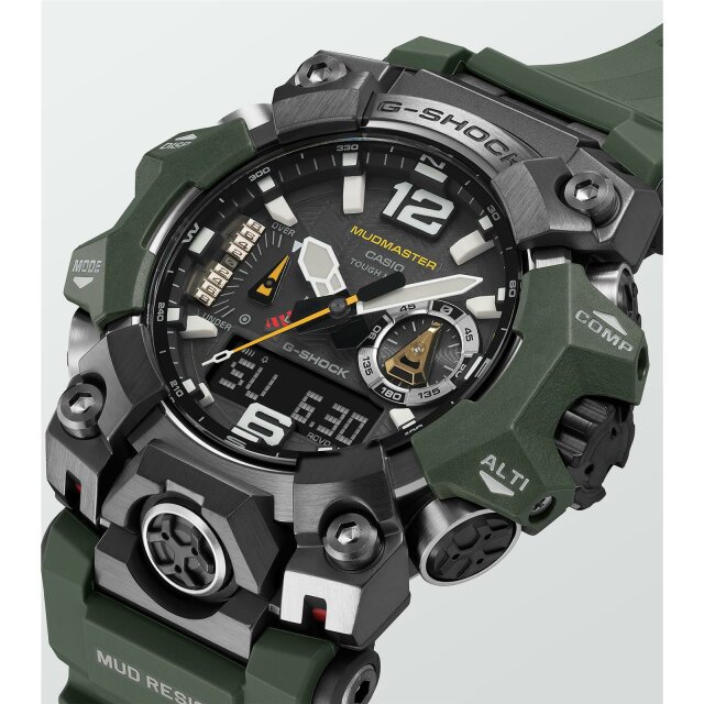 Casio G SHOCK MASTER OF G LAND MUDMASTER Herrenuhr schwarz grun G