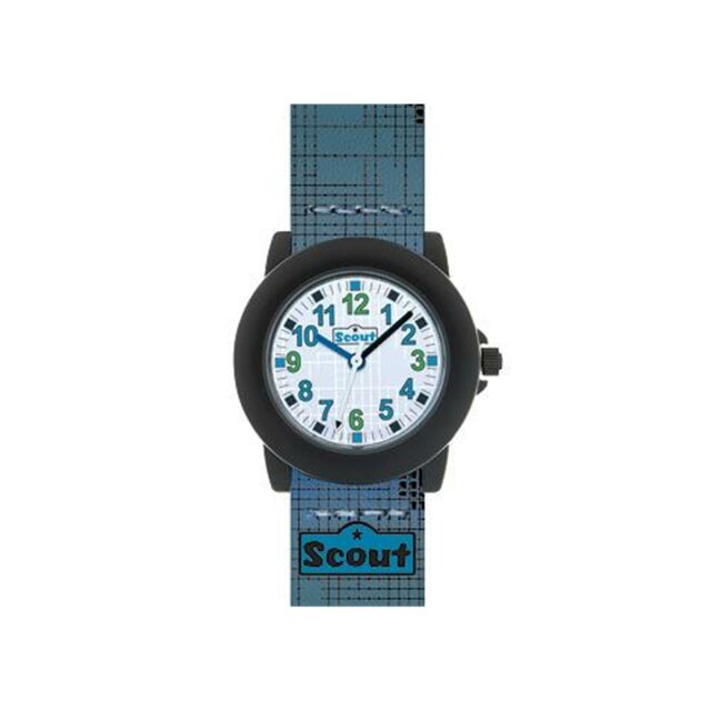 Scout Quarz Kinderuhr blau / grün 280305049