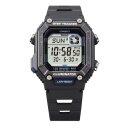 Casio Quarz / Bluetooth Herrenuhr schwarz mit Schrittzähler WS-B1000-1AVEF