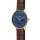 Sternglas Hamburg Edition Marine Herrenuhr blau / braun S01-HHM07-HE01