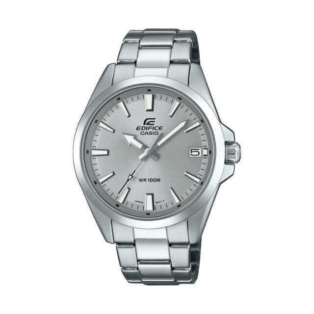 Casio Edifice Quarz Herrenuhr grau / silber EFV-100D-8AVUEF