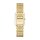 Fossil Quarz Damenuhr eckig silber / gold ES5220