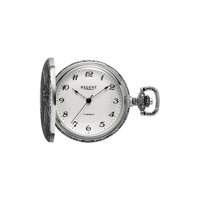 Regent Taschenuhr Mechanisch / Handaufzug  silber /  P-725