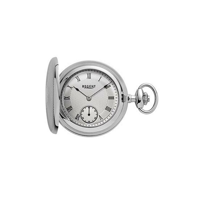 Regent Taschenuhr Mechanisch / Handaufzug  silber /  P-772