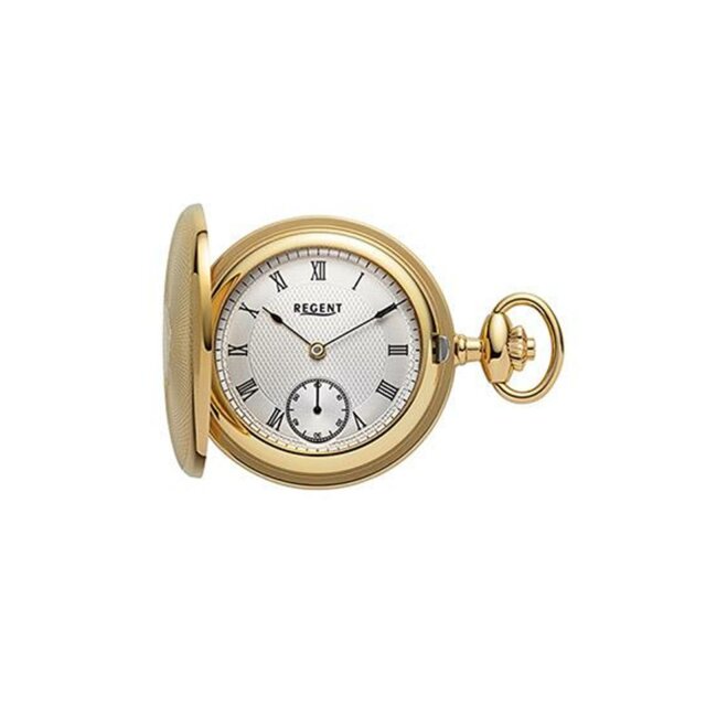 Regent Taschenuhr Mechanisch / Handaufzug gold /  P-773