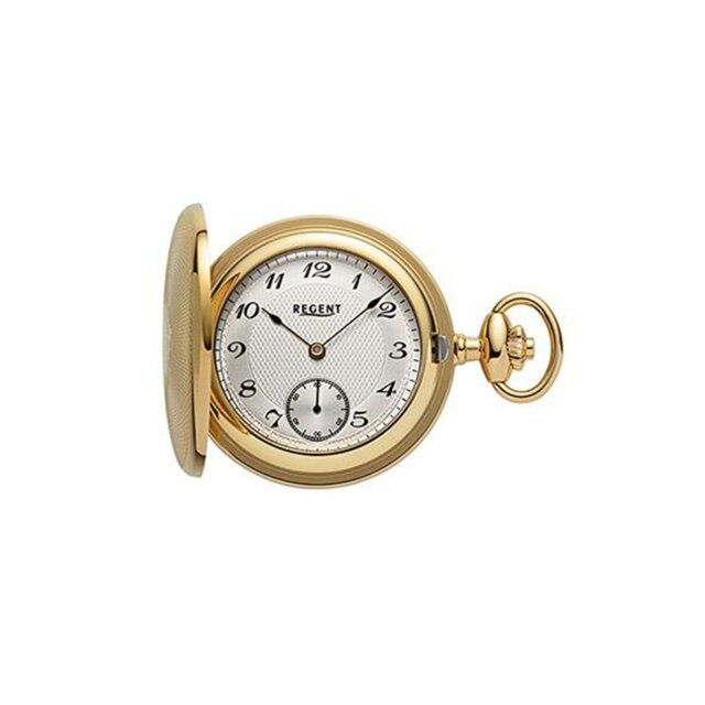 Regent Taschenuhr Mechanisch / Handaufzug gold /  P-775