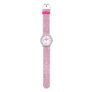 Scout Quarz Kinderuhr weiß / pink mit Glitzersteine 280381006