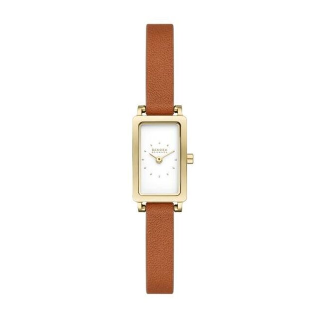 Skagen Quarz Damenuhr gold / braun SKW3149