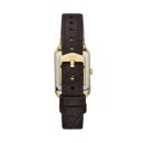 Fossil Quarz Damenuhr eckig braun / gold ES5367