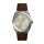 Fossil Quarz Herrenuhr silber / braun FS6071