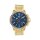 Adora Quarz Herrenuhr blau / gold AN2391