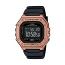 Casio Quarz Unisexuhr rose / schwarz 1670W-218HM-5BVEF