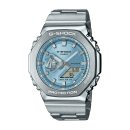 Casio G-Shock Quarz Herrenuhr blau / silber GM-2110D-2AER