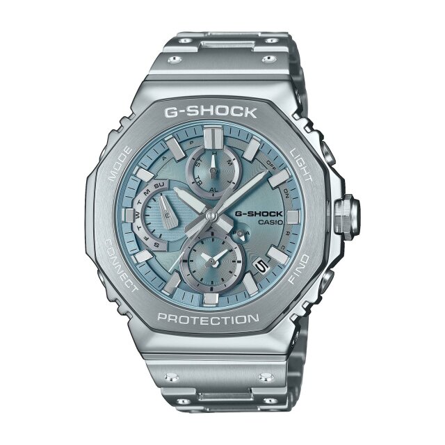 Casio G-Shock Quarz / Bluetooth Herrenuhr blau / silber GMC-B2100AD-2AER