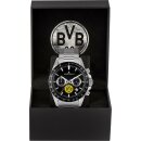 Jacques Lemans Borussia Dortmund BVB 09 Quarz Fußball Herrenuhr schwarz / silber BVB-06