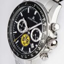 Jacques Lemans Borussia Dortmund BVB 09 Quarz Fußball Herrenuhr schwarz / silber BVB-06