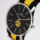 Jacques Lemans Borussia Dortmund BVB 09 Quarz Fußball Armbanduhr schwarz / gelb BVB-03