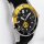 Jacques Lemans Borussia Dortmund BVB 09 Quarz Fu&szlig;ball Herrenuhr schwarz / gelb BVB-07