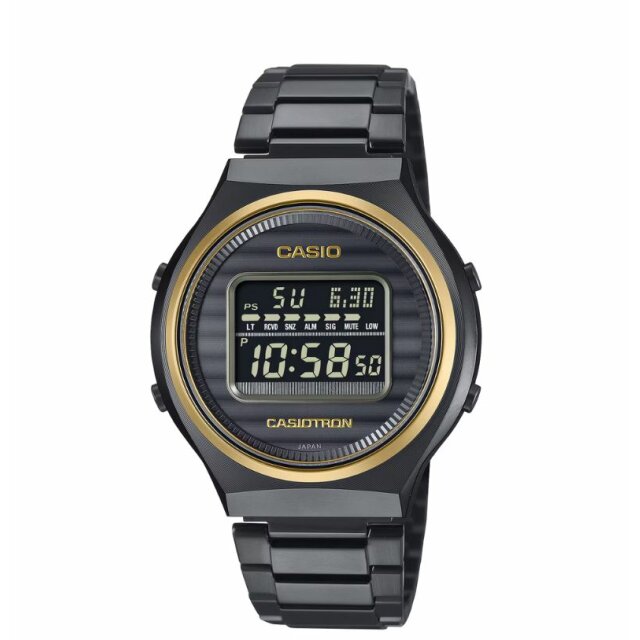 Casio  Limited  Solar / Bluetooth Casiotron Armbanduhr CASIO 50th anniversary schwarz TRN-50ZE-1A