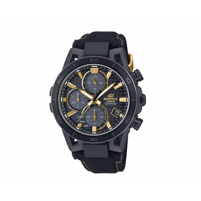 50 Jahre Casio Limited Edifice Quarz Herrenuhr schwarz EFS-S640ZE-1AER