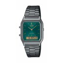 Casio Quarz Armbanduhruhr türkis / grau AQ-230EGG-3AEF