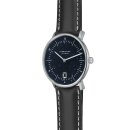 Sternglas Naos Edition Aventurin Quarz Armbanduhr blau / schwarz STG-S01-NAN40-BR02