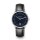 Sternglas Naos Edition Aventurin Quarz Armbanduhr blau / schwarz STG-S01-NAN40-BR02