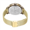 Police ROCK REBEL Herrenuhr Totenkopf gold / schwarz PEWJG0005504