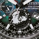 Citizen Solar / Funkuhr Limited Herrenuhr blau / schwarz Promaster Geo Trekker  BY3005-56E