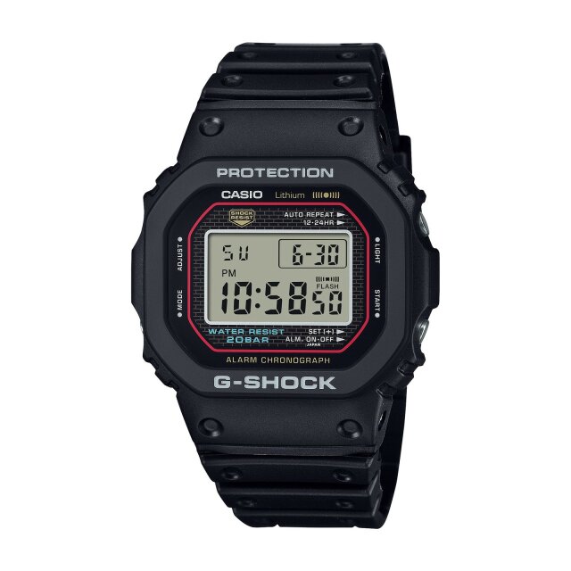 Casio G-Shock Quarz Herrenuhr  schwarz DW-5000R-1AER