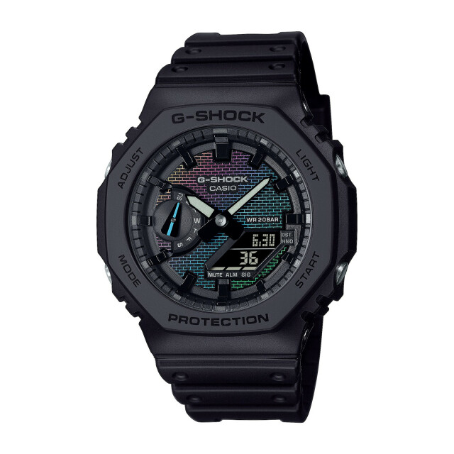 Casio G-Shock - Casio G-Shock  Herrenuhr bunt / schwarz GA-2100RW-1AER - GA-2100RW-1AER