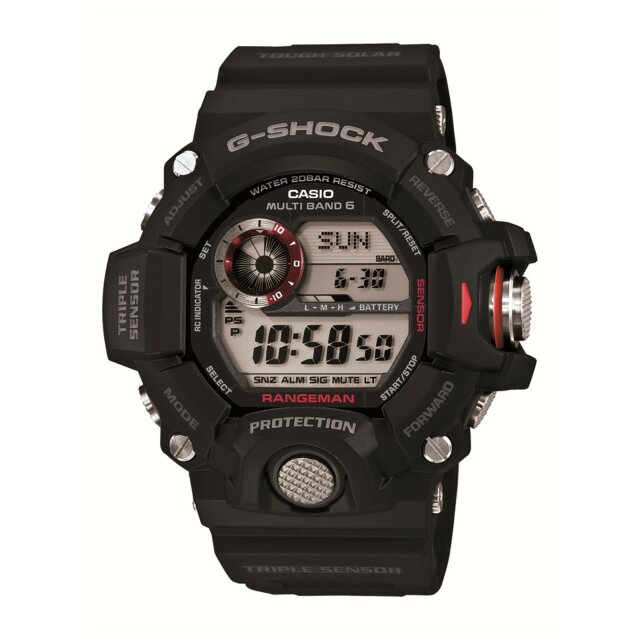 Casio G-Shock Rangeman Solar / Funkuhr Herrenuhr  schwarz GW-9400-1ER