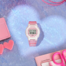 Casio Baby-G Quarz Armbanduhr glitzer / rosa BGD-565GC-4ER