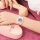 Casio Baby-G Quarz Armbanduhr glitzer / rosa BGD-565GC-4ER