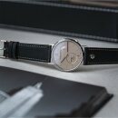 Bruno Söhnle Rondo Big Quarz Herrenuhr grau / schwarz 17-13053-861
