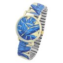 Raptor "Frida Kahlo Edition" Quarz Damenuhr Blüte / blau RA10255-023