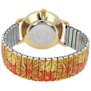 Raptor "Frida Kahlo Edition" Quarz Damenuhr Schmetterling / gelb RA10255-016