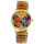 Raptor &quot;Frida Kahlo Edition&quot; Quarz Damenuhr Schmetterling / gelb RA10255-016