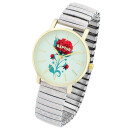 Raptor "Frida Kahlo Edition" Quarz Damenuhr Rose  RA10255-033