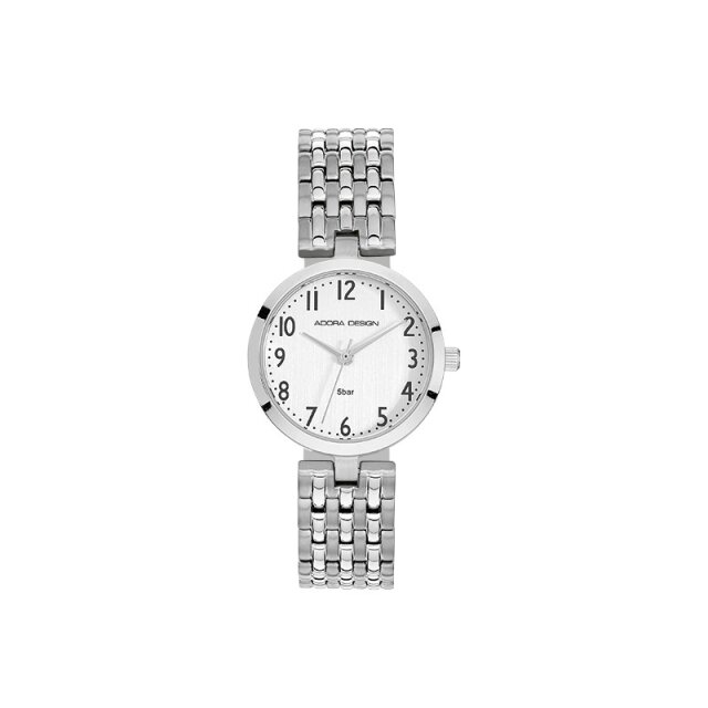 Adora Quarz Damenuhr Titan / silber AD8711