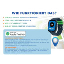 Kinderuhr mit Apple Find My  lila / blau 024915-1