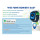 Kinderuhr mit Apple Find My  lila / blau 024915-1