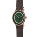 Sternglas Naos Edition Argo Bronze Quarz Herrenuhr grün / braun S01-NAX48-VI17