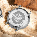 Sternglas Naos XS Edition Perlmutt Quarz Damenuhr perlmutt / weiß S01-NDP01-KL12