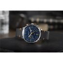Sternglas Hamburg edition Küste Chrono Quarz Herrenuhr blau / schwarz S01-HC06-EB05