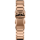 Jacques Lemans Quarz Keramik Damenuhr rosé / schwarz 42-7C