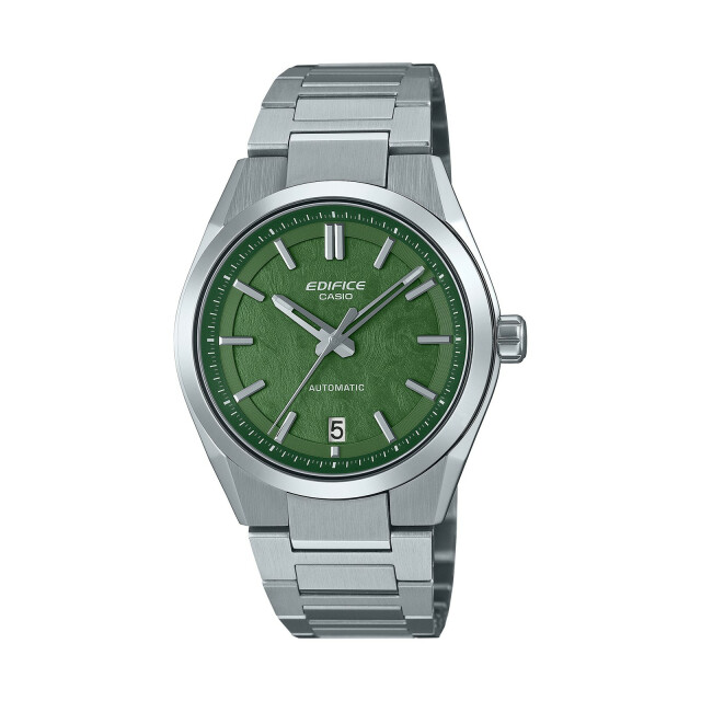 Casio Edifice Mechanisch / Automatik Herrenuhr grün / silber EFK-100D-3A