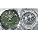 Casio Edifice Mechanisch / Automatik Herrenuhr grün / silber EFK-100D-3A
